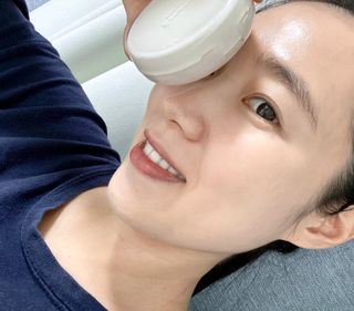 세렌디뷰티 퍼펙트 에어리 래디언스 쿠션 — 5점을 준 리뷰어가 2021년 12월 올린 사용 사진
