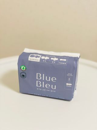 블루블루 유기농 순면 커버 생리대 — 5점을 준 리뷰어가 2021년 2월 올린 사용 사진
