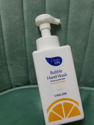 카오리온코스메틱스 클린온 버블 핸드 워시 500ml — 5점을 준 리뷰어가 2021년 8월 올린 사용 사진