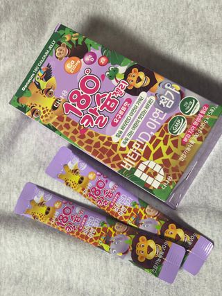 다나음 180도 칼슘젤리+아연면역젤리 — 5점을 준 리뷰어가 2021년 12월 올린 사용 사진