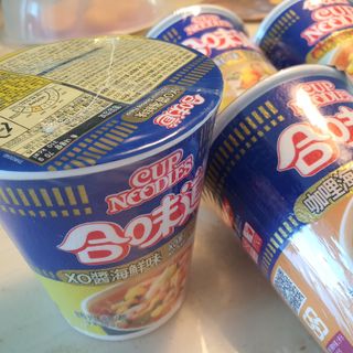 NISSIN 닛신 컵누들  4종 - 씨푸드오리지날, 씨푸드 스파이시, 씨푸드 커리, 씨푸드 XO소스 — 5점을 준 리뷰어가 2022년 11월 올린 사용 사진
