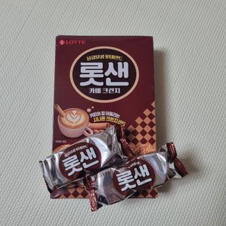 롯데제과 롯샌 카페크런치 — 5점을 준 리뷰어가 2021년 10월 올린 사용 사진