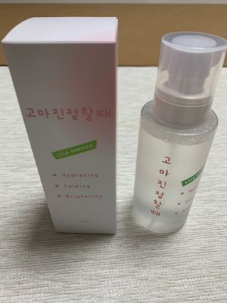 [시카앰플] 묘오한 고마진정할때 진정 스프레이 앰플 150ml — 4점을 준 리뷰어가 2021년 3월 올린 사용 사진