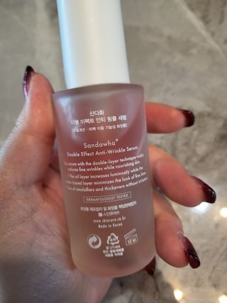 산다화 더블 이펙트 안티 링클 세럼 50ml — 5점을 준 리뷰어가 2023년 2월 올린 사용 사진