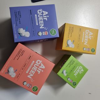 에어퀸 뉴브레스 유기농 생리대 4종 (팬티라이너 20P + 중형 10P + 대형 10P + 오버나이트 8P)_체험단 2차 — 4.5점을 준 리뷰어가 2024년 11월 올린 사용 사진