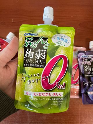 ORIHIRO 오리히로 곤약젤리 제로칼로리 130g 4종 4팩(맛별로 1팩씩) — 5점을 준 리뷰어가 2023년 3월 올린 사용 사진