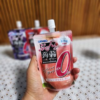 ORIHIRO 오리히로 곤약젤리 제로칼로리 130g 4종 4팩(맛별로 1팩씩) — 5점을 준 리뷰어가 2023년 1월 올린 사용 사진