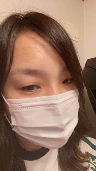[심폐소생소] 오늘의마스크 KF-AD 비말차단 황사 여름용 마스크 — 5점을 준 리뷰어가 2021년 9월 올린 사용 사진