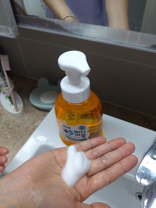 오쎄 메디버블 핸드워시폼 500ml 1+1 (그린애플향) — 5점을 준 리뷰어가 2023년 5월 올린 사용 사진