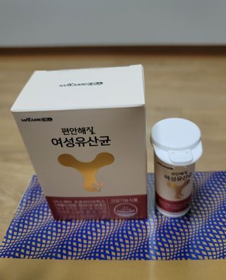 메이준뉴트리 메이준쎌 편안해질 여성유산균 — 4.5점을 준 리뷰어가 2021년 1월 올린 사용 사진