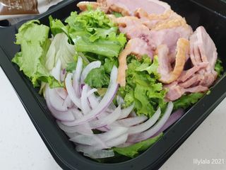 참살이도시락 작심삼일 샐러드도시락 3개 맛보기 새벽배송 또는 택배배송 — 5점을 준 리뷰어가 2021년 8월 올린 사용 사진