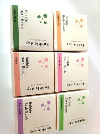 버블데이 배쓰밤 거품입욕제 버블바 6종 — 4점을 준 리뷰어가 2021년 8월 올린 사용 사진