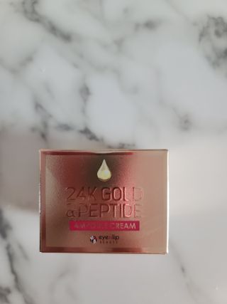 아이앤립 / EYENLIP 아이앤립 24K 골드 N 펩타이드 앰플 크림 — 5점을 준 리뷰어가 2021년 3월 올린 사용 사진