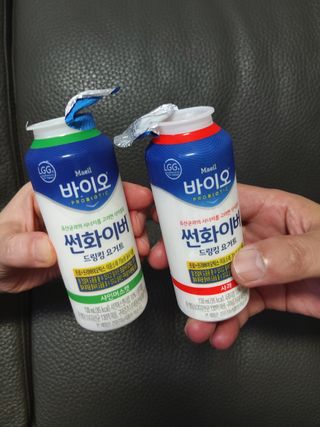 LIVE 매일바이오 썬화이버 드링킹 요거트 — 5점을 준 리뷰어가 2022년 8월 올린 사용 사진