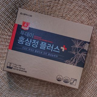 서울약사신협_투데이홍삼정플러스스틱_10g x 30포 — 5점을 준 리뷰어가 2021년 6월 올린 사용 사진