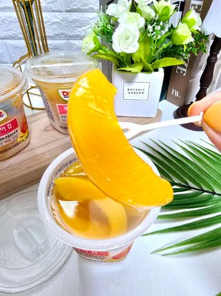 돌 MF[Dole] 파인애플컵/망고컵/복숭아컵 198g 6입X1박스 (맛 1가지 랜덤 발송) — 5점을 준 리뷰어가 2024년 10월 올린 사용 사진