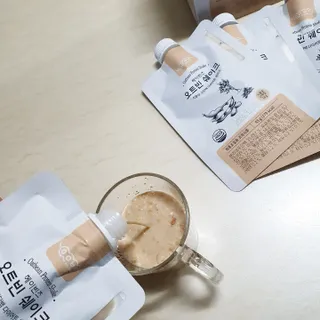헤이빈즈 식사대용 식물성단백질 다이어트쉐이크 파우치 5일분 — 5점을 준 리뷰어가 2023년 3월 올린 사용 사진