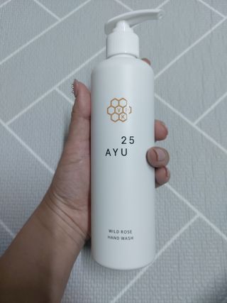 AYU25[아유트웬티파이브]피부 진정, 보습 와일즈 로즈 핸드워시 — 5점을 준 리뷰어가 2021년 5월 올린 사용 사진