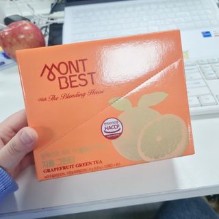 몽베스트 위드더 블랜딩 하우스 _자몽 그린티 — 5점을 준 리뷰어가 2023년 1월 올린 사용 사진