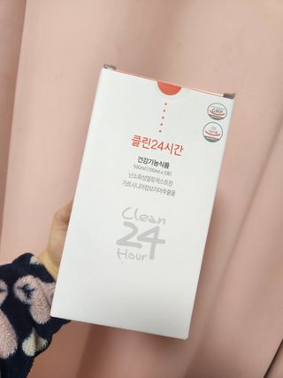 클린24시간 1BOX(5포) + 전용보틀(500ml) — 4점을 준 리뷰어가 2023년 2월 올린 사용 사진
