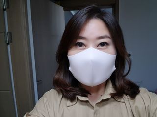 [에이블밤부] 리퓨어 쿠퍼 마스크 10color — 5점을 준 리뷰어가 2021년 3월 올린 사용 사진