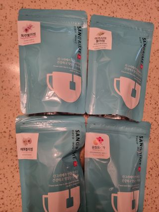 산그리메 아카시아+목련+매화+슬림 유자차 Set — 5점을 준 리뷰어가 2021년 10월 올린 사용 사진