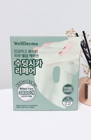 [올리브영] 웰더마 시카 트리트먼트 리페어 피팅 마스크팩 4매 — 5점을 준 리뷰어가 2025년 7월 올린 사용 사진