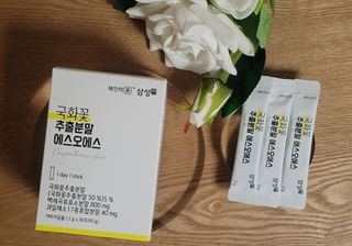 체인미 국화꽃 추출분말 에스오에스 곡류효소 과일채소 17종 혼합 분말 스틱 — 4.5점을 준 리뷰어가 2021년 11월 올린 사용 사진