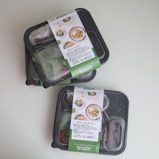 참살이도시락 작심삼일 샐러드도시락 3개 맛보기 새벽배송 또는 택배배송 — 5점을 준 리뷰어가 2021년 8월 올린 사용 사진