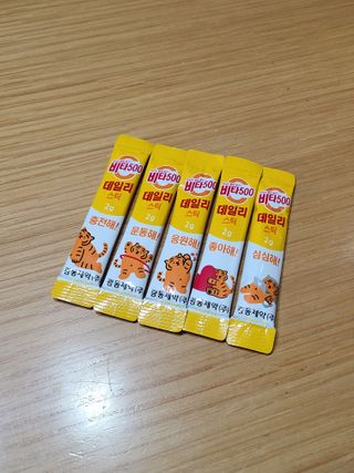 광동생활건강 프리 [광동] VB와 VC를 함유한 멀티 비타민 비타 500 데일리 스틱 180포 — 5점을 준 리뷰어가 2022년 6월 올린 사용 사진