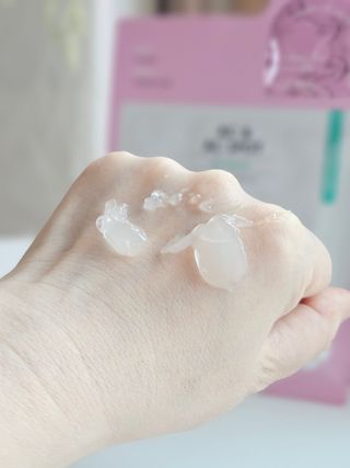 바노바기 코스메틱 바노바기 디엑스 마스크 — 5점을 준 리뷰어가 2024년 7월 올린 사용 사진