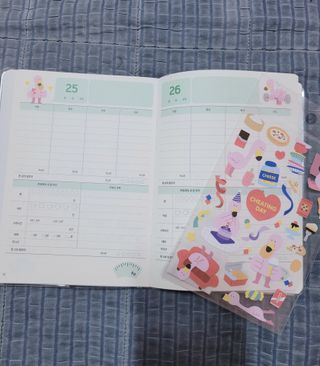 리훈 하밍이와 함께하는 숨은라인찾기 다이어트 플래너 — 5점을 준 리뷰어가 2021년 4월 올린 사용 사진