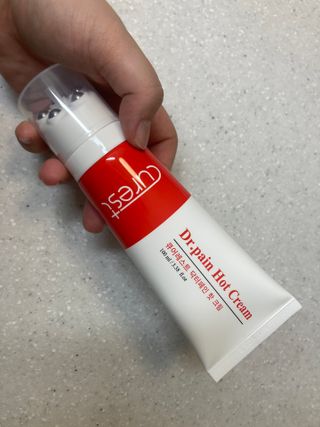 건강누리인터내셔날 큐어레스트 스포츠 마사지 닥터페인 바디 핫 롤링 볼 크림(100ml) — 5점을 준 리뷰어가 2022년 3월 올린 사용 사진