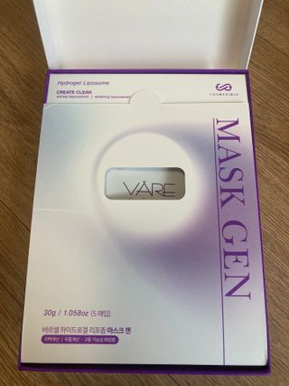 바르셀 저분자피쉬콜라겐 콜라겐마스크팩 안면마스크 수분팩  리포좀 하이드로겔 마스크젠 [5매] — 5점을 준 리뷰어가 2021년 11월 올린 사용 사진