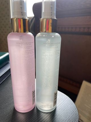 멈칫 X 최준 헤어 앤 바디미스트 소프트블루솝, 마젠타레이디 2종 — 5점을 준 리뷰어가 2021년 6월 올린 사용 사진