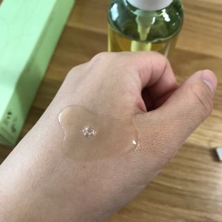 스킨큐어 산다화 순한 클렌징 동백 오일 200ml — 5점을 준 리뷰어가 2023년 8월 올린 사용 사진