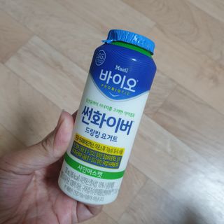 LIVE 매일바이오 썬화이버 드링킹 요거트 — 5점을 준 리뷰어가 2022년 8월 올린 사용 사진
