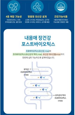 서울약사신협_내몸애장건강포스트바이오틱스_5gx100포 — 5점을 준 리뷰어가 2021년 10월 올린 사용 사진