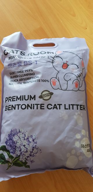 겟플렉스 켓플렉스 캣츠룸BS-1 고양이모래 4kg — 5점을 준 리뷰어가 2021년 2월 올린 사용 사진