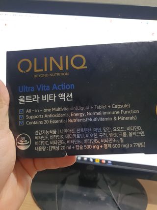올리닉 울트라비타액션 — 4점을 준 리뷰어가 2021년 12월 올린 사용 사진