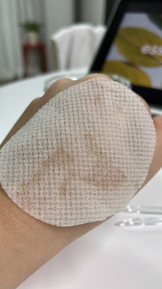 디에이브 더마-테카 바이옴 카밍패드 60매 — 5점을 준 리뷰어가 2023년 2월 올린 사용 사진
