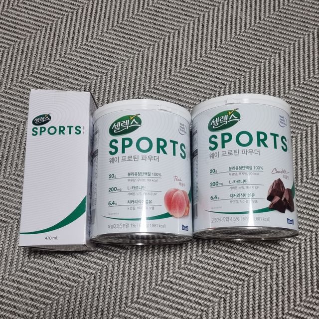 셀렉스 스포츠 웨이 프로틴 파우더 2종 + 텀블러 세트 리뷰 사진