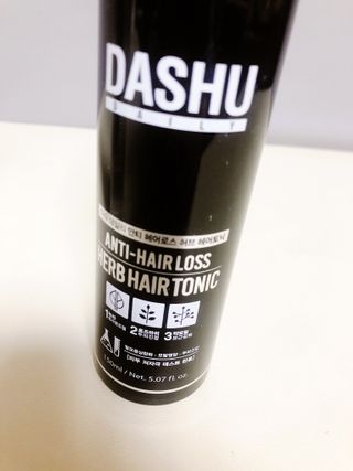 다슈코리아 다슈 데일리 안티 헤어로스 허브 헤어토닉 150ml — 5점을 준 리뷰어가 2021년 2월 올린 사용 사진