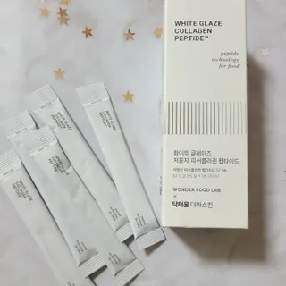 닥터윤 더마스킨 화이트 글레이즈 저분자 피쉬콜라겐 펩타이드 — 5점을 준 리뷰어가 2022년 8월 올린 사용 사진