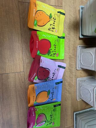아비삭과일칩 5종 /딸기,사과,배,귤,무화과 5종 — 3.5점을 준 리뷰어가 2021년 5월 올린 사용 사진