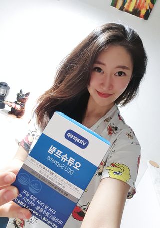뉴트리션팩토리 비타프렙 오큐슈프림 루테인 오메가3 1050mg — 5점을 준 리뷰어가 2021년 9월 올린 사용 사진