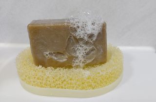 피부 트러블 케어 천연 성분 소리온 비누 soap — 5점을 준 리뷰어가 2022년 2월 올린 사용 사진