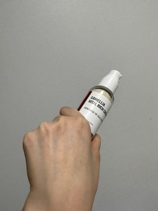 제주인디 카멜리아 바이탈 리치크림 (이너보틀 에디션) — 5점을 준 리뷰어가 2023년 4월 올린 사용 사진