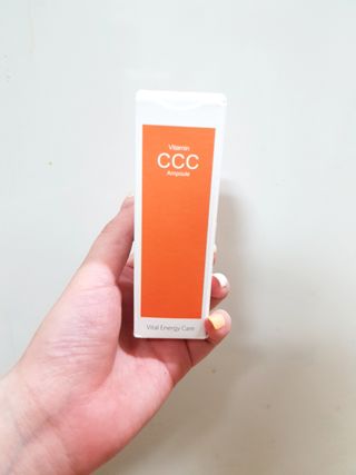 더마 사이언스 비타민 CCC 앰플 기미 브라이트닝 세럼 30ml — 5점을 준 리뷰어가 2021년 8월 올린 사용 사진