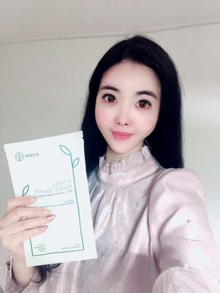 태그스킨 4스텝 주름개선 피부미백 영양 마스크팩 3개 세트(최신버전) — 4점을 준 리뷰어가 2022년 5월 올린 사용 사진